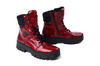 RIEKER Y0220-33 red, trzewiki damskie