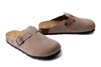 DR. BRINKMANN 600132-08 taupe, klapki damskie/męskie