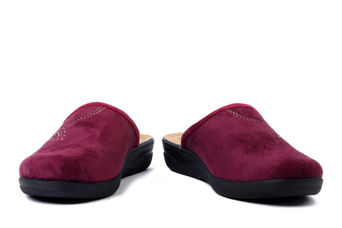 INBLU CF-48 066 śliwkowy, kapcie damskie