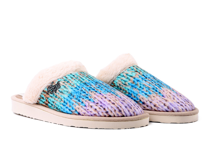 METEOR 111 Oliwia wielokolorowy, kapcie damskie