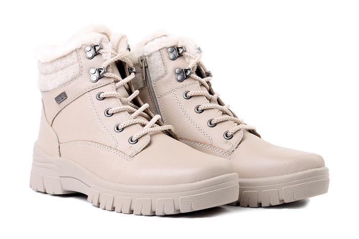 RIEKER REMONTE TEX D0E71-60 beige combination, trzewiki damskie