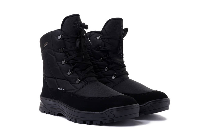 MANITU TEX 670063-01 schwarz, śniegowce męskie