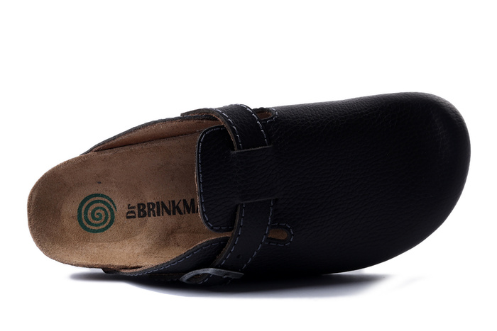 DR. BRINKMANN 600419-1 schwarz, klapki męskie