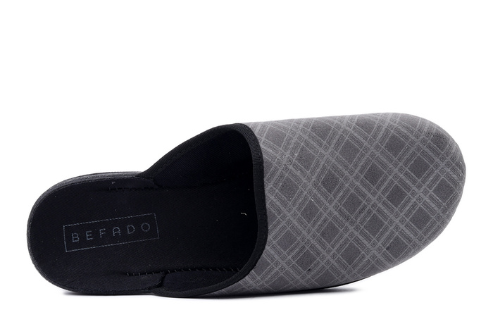 BEFADO 548M 051 szary, kapcie męskie