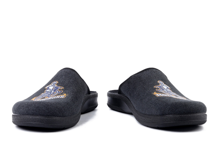 BEFADO 548M 041 czarny, kapcie męskie