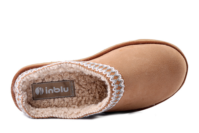 INBLU EY-30 021 camel, kapcie damskie