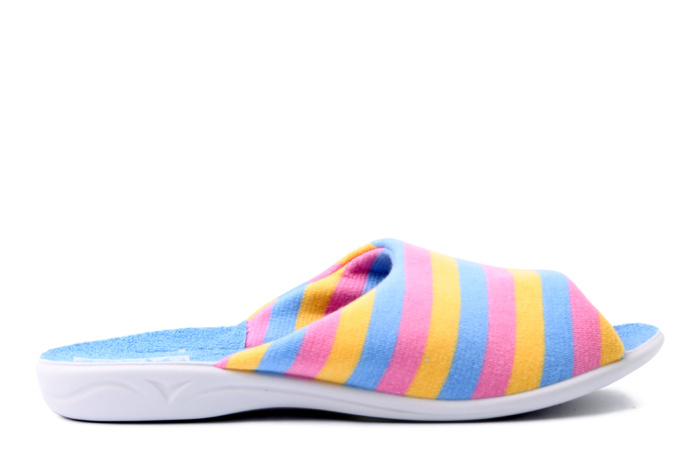 ADANEX 30234 SAK23VV kolorowy, kapcie damskie