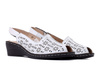 MANITU 910165-03 weiss, sandały damskie