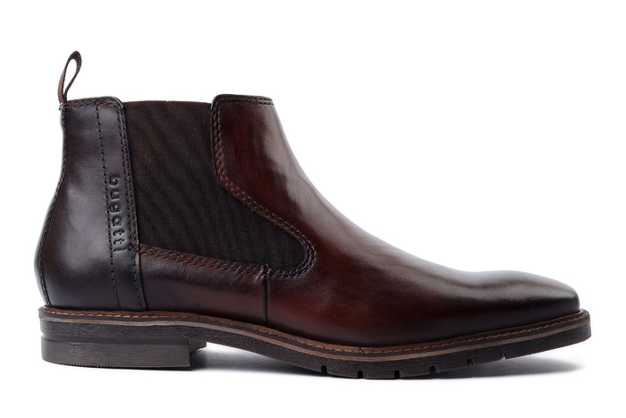 BUGATTI 311-A9E34-1111 6361 cognac/dark brown, botki męskie