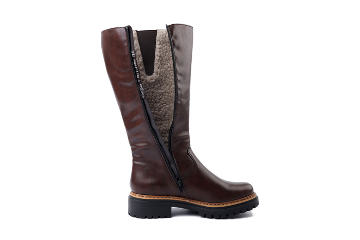 RIEKER 72694-25 brown, kozaki damskie