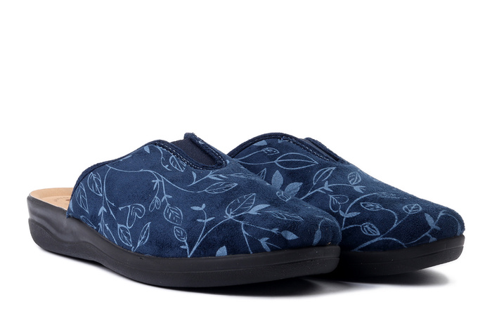 INBLU CF-49 004 granatowy, kapcie damskie