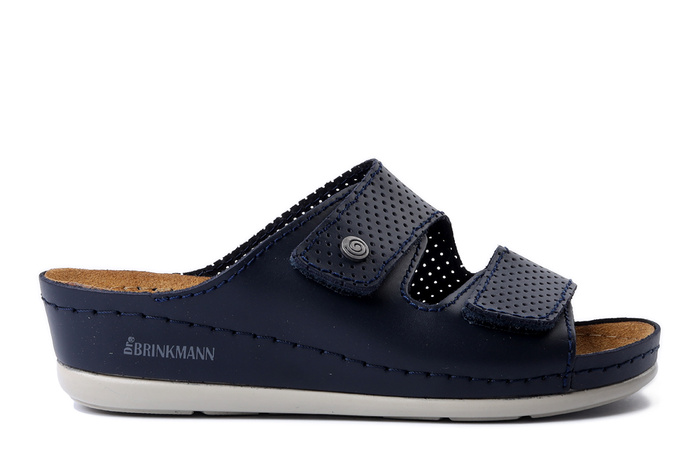 DR. BRINKMANN 700616-05 blau, klapki damskie