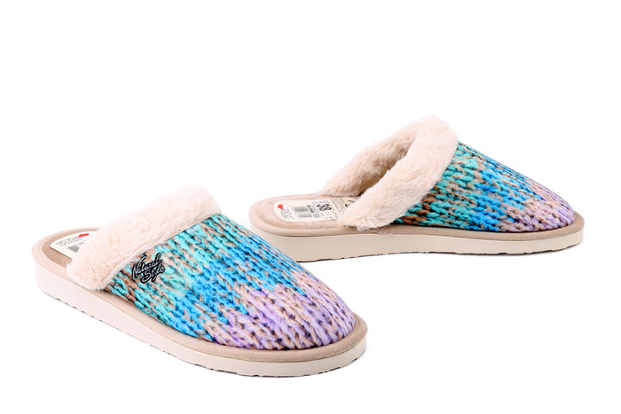 METEOR 111 Oliwia wielokolorowy, kapcie damskie