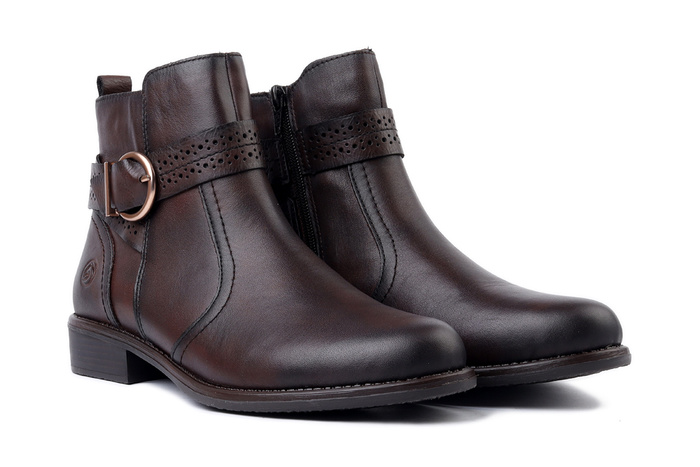RIEKER REMONTE D0F81-25 brown, botki damskie