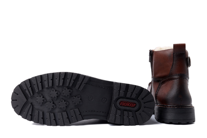 RIEKER TEX 32029-24 brown, trzewiki męskie