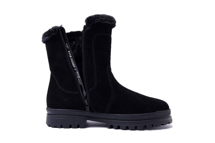RIEKER TEX Z5454-00 black, botki damskie