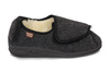 MANITU 340245-1 schwarz, kapcie damskie