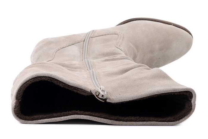 RIEKER 73159-60 beige, kozaki damskie