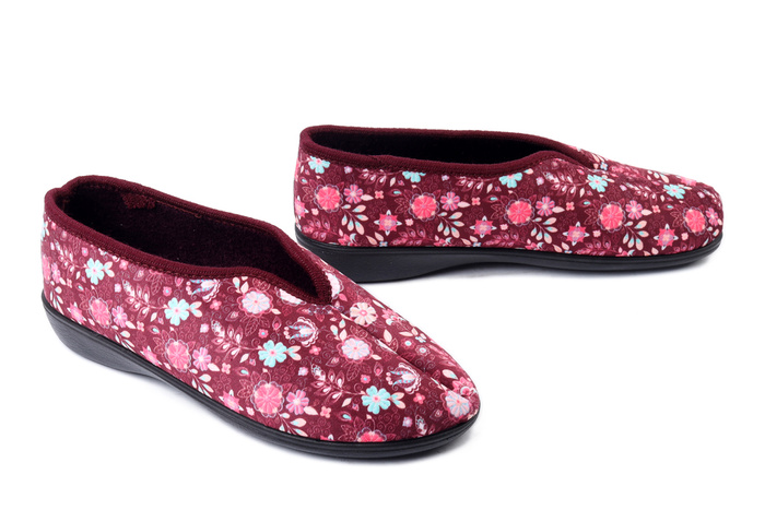 ADANEX 29836 DIP6VV burgund, kapcie damskie