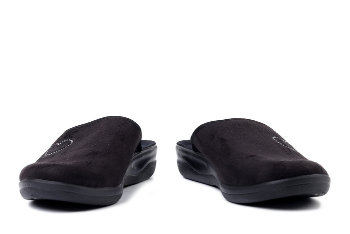 BEFADO 551D 015 czarny, kapcie damskie