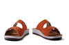INBLU CP-54 089 rdzawy, klapki damskie