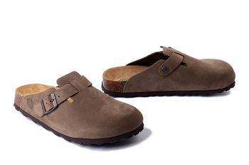 DR. BRINKMANN 600132-07 olive, klapki damskie/męskie