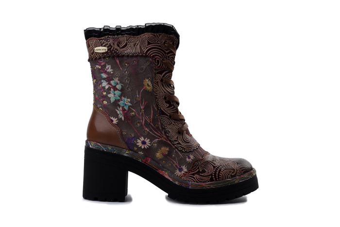 LAURA VITA 0007151 Monao 14 mauve, trzewiki damskie