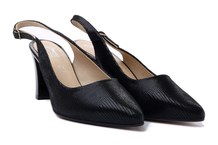MARCO SHOES 0424P-101-021-1 czarny, czólenka damskie