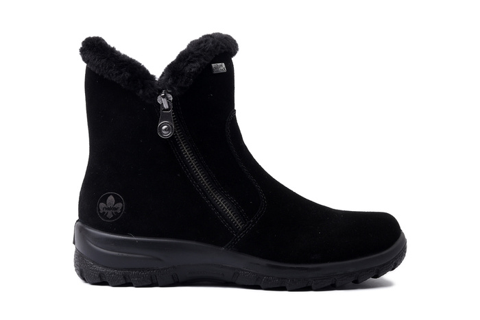 RIEKER TEX L7162-00 black, botki damskie