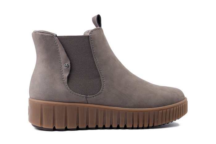 RIEKER Y6150-42 grey, botki damskie