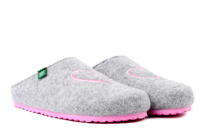 DR. BRINKMANN 320270-91 hellgrau, kapcie damskie