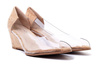 BRENDA ZARO T3100 beige, czółenka damskie