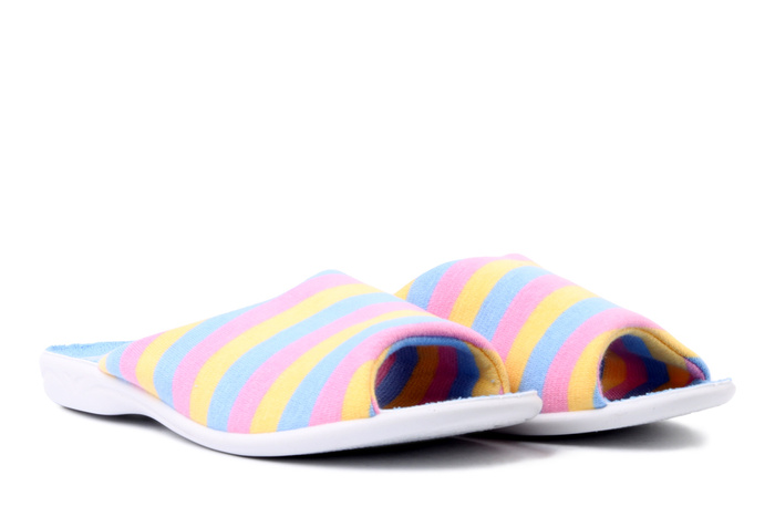 ADANEX 30234 SAK23VV kolorowy, kapcie damskie