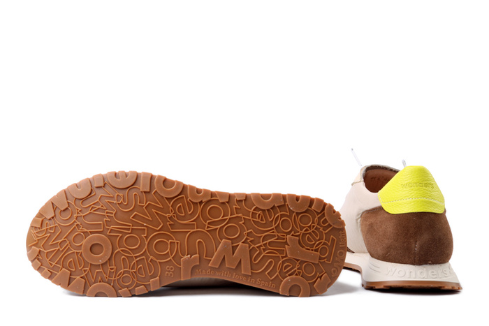 WONDERS A-4802 conac/taupe, półbuty damskie