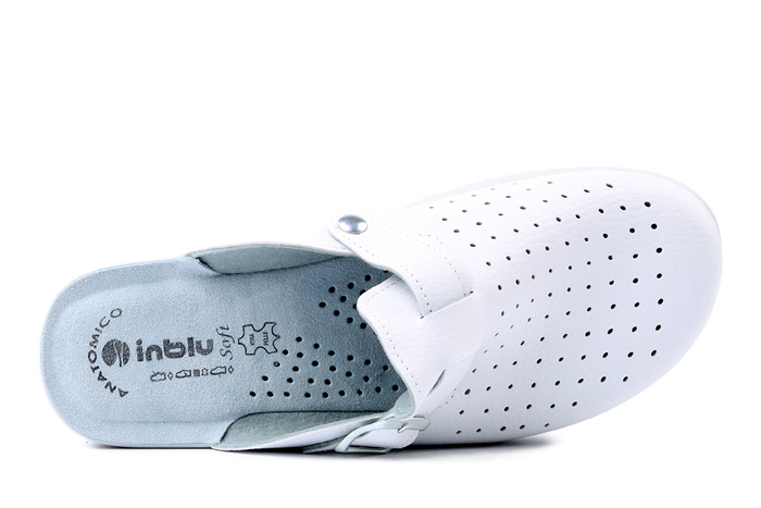 INBLU DG-15 001 biały, klapki męskie
