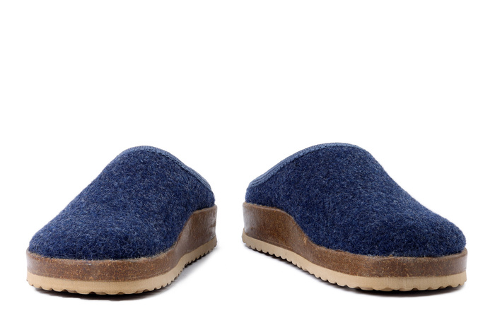 DR. BRINKMANN 220071-05 blau, kapcie damskie