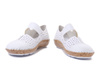RIEKER 44880-80 white, półbuty letnie damskie