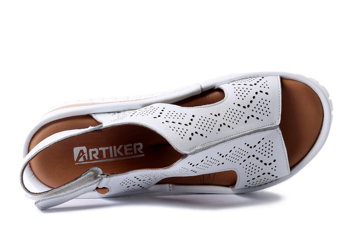 ARTIKER RELAKS 56C0924 biały, sandały damskie