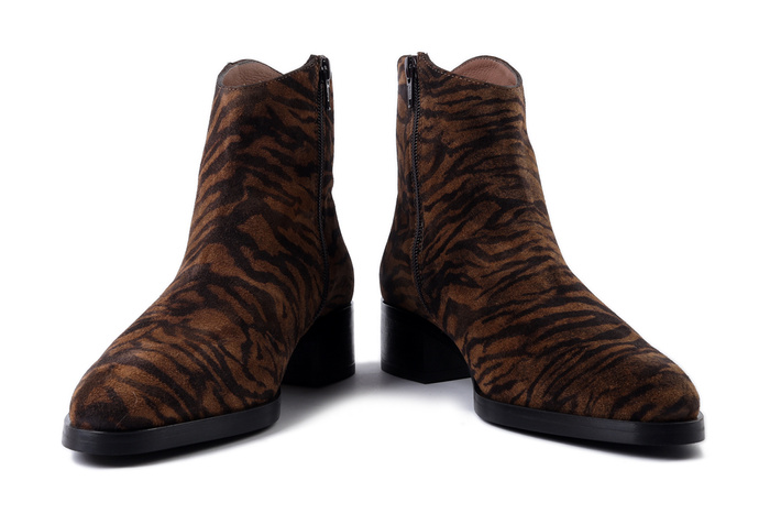 WONDERS D-1801 tabac, botki damskie
