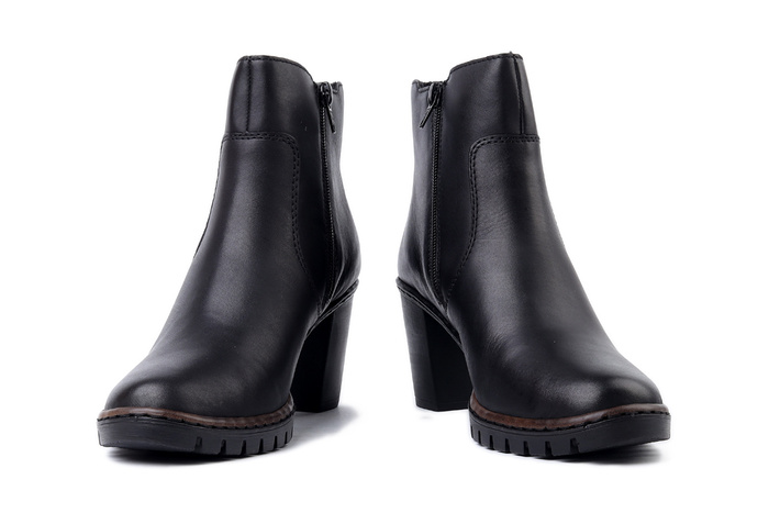 RIEKER Y2577-00 black, botki damskie