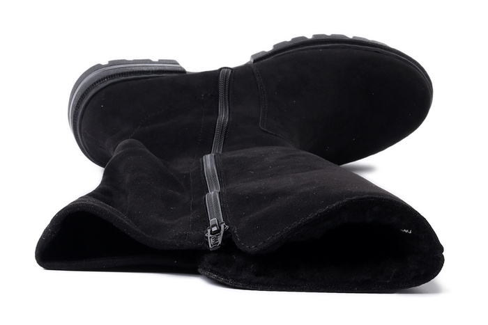 RIEKER 76890-00 black, kozaki damskie