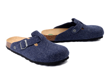 DR. BRINKMANN 220067-05 blau, kapcie profilaktyczne damskie/męskie