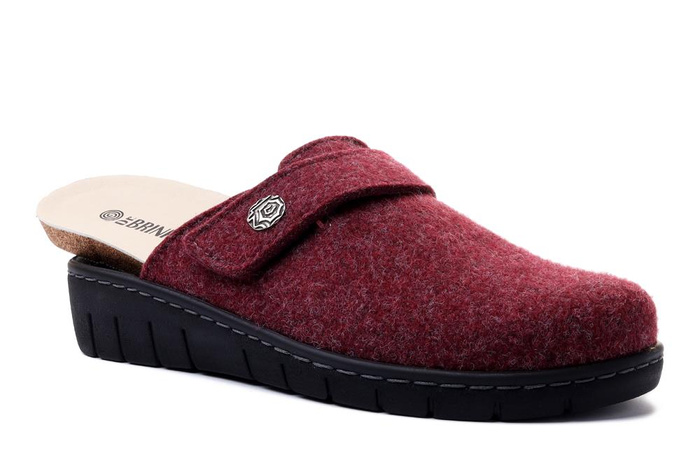 DR. BRINKMANN 700081-41 bordeaux, kapcie/klapki damskie
