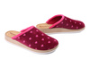 INBLU CT-40 016 bordowy, kapcie damskie