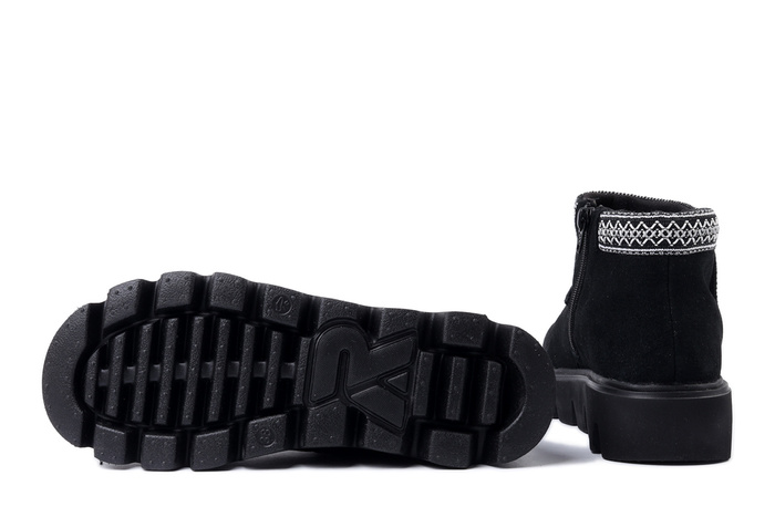 RIEKER W2074-00 black, botki damskie