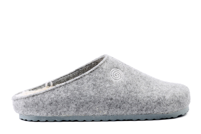 DR. BRINKMANN 320261-91 hellgrau, kapcie damskie