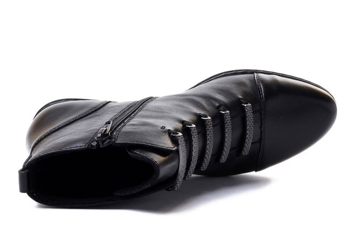 RIEKER Y0769-00 black, botki damskie