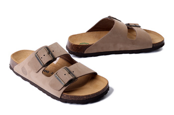DR. BRINKMANN 600130-08 beige, klapki damskie/męskie