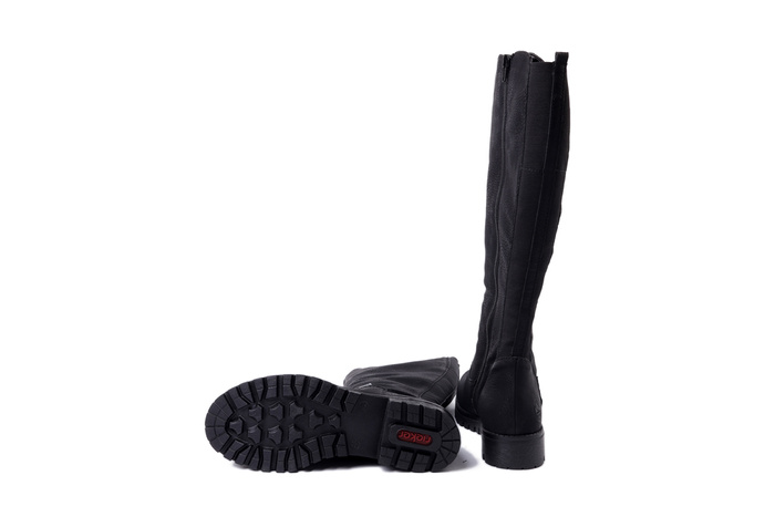 RIEKER TEX 78554-00 black, kozaki damskie