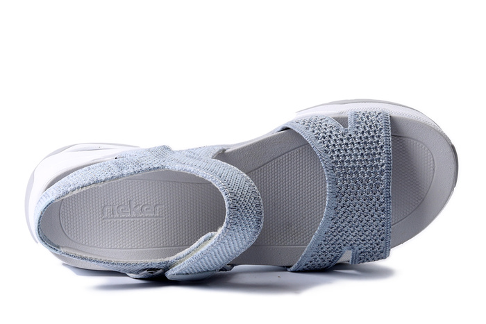 RIEKER W3152-10 blue, sandały damskie